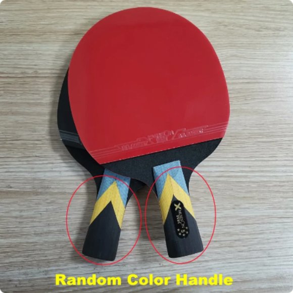 2pc Ping Pong Rackets Set 5 Star Offensive Table Tennis Racket with Fine Contr - Picture 5 of 15